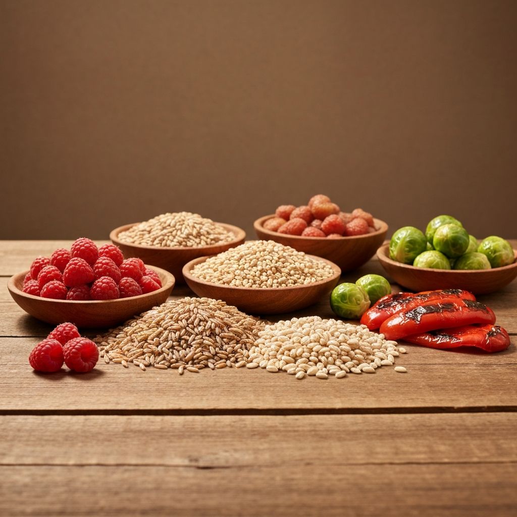 Fiber-rich natural foods